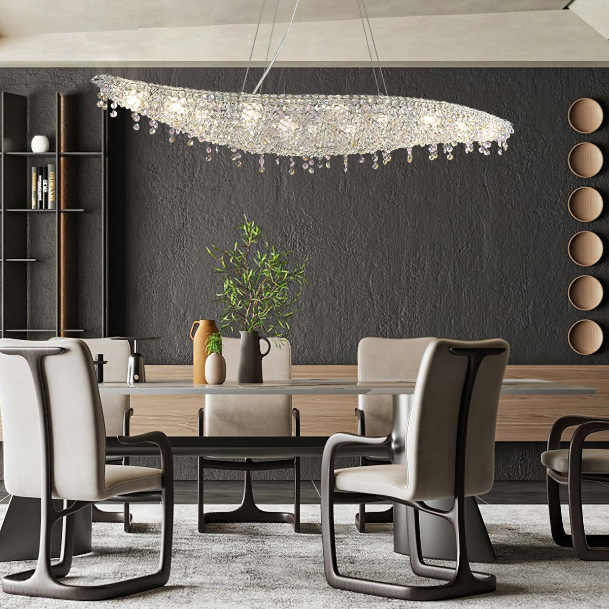 Zyrs kristal hanglamp