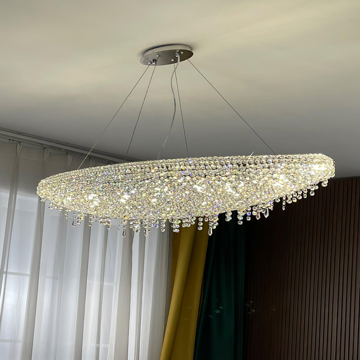 Zyrs kristal hanglamp