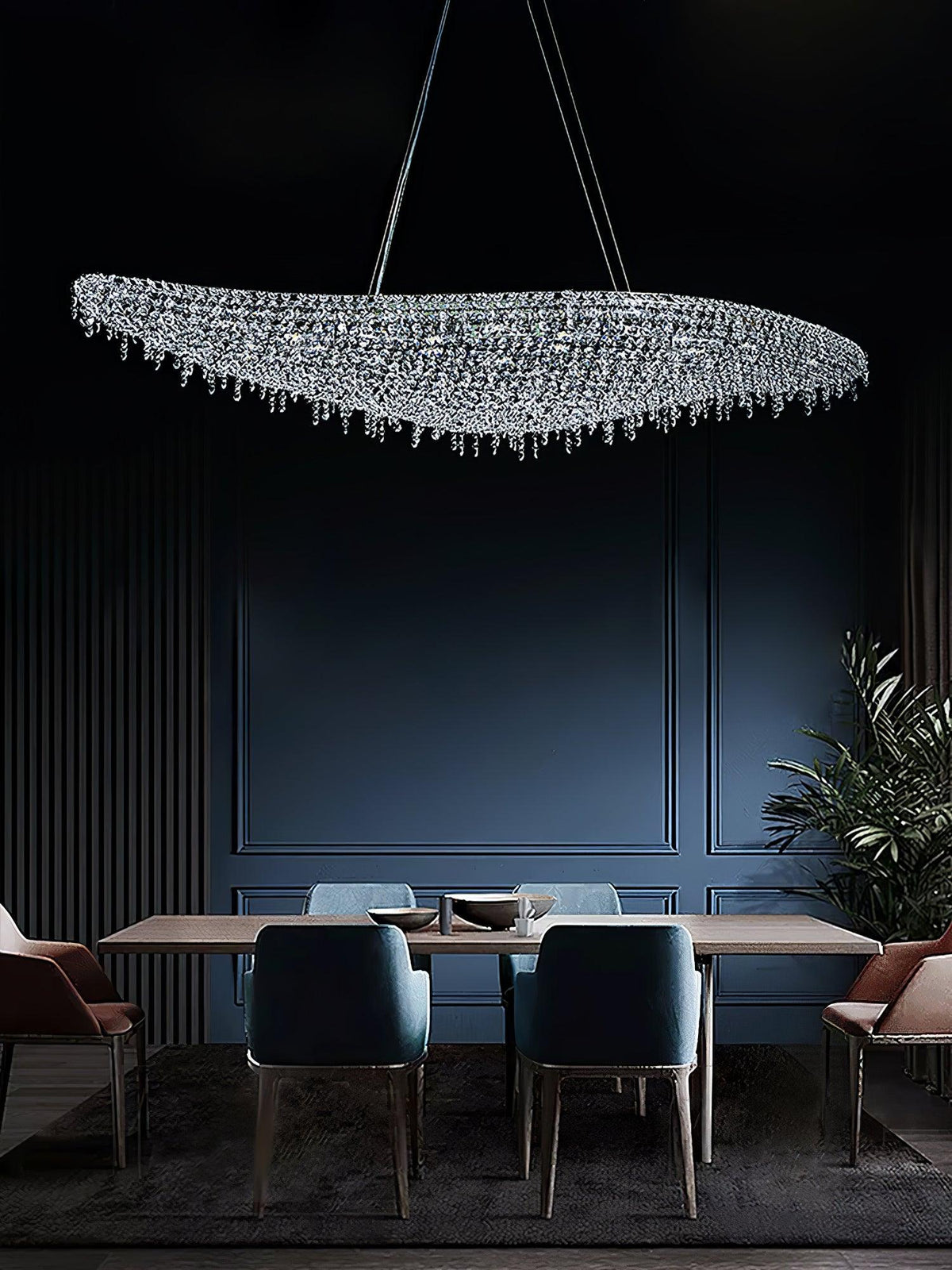 Zyrs kristal hanglamp