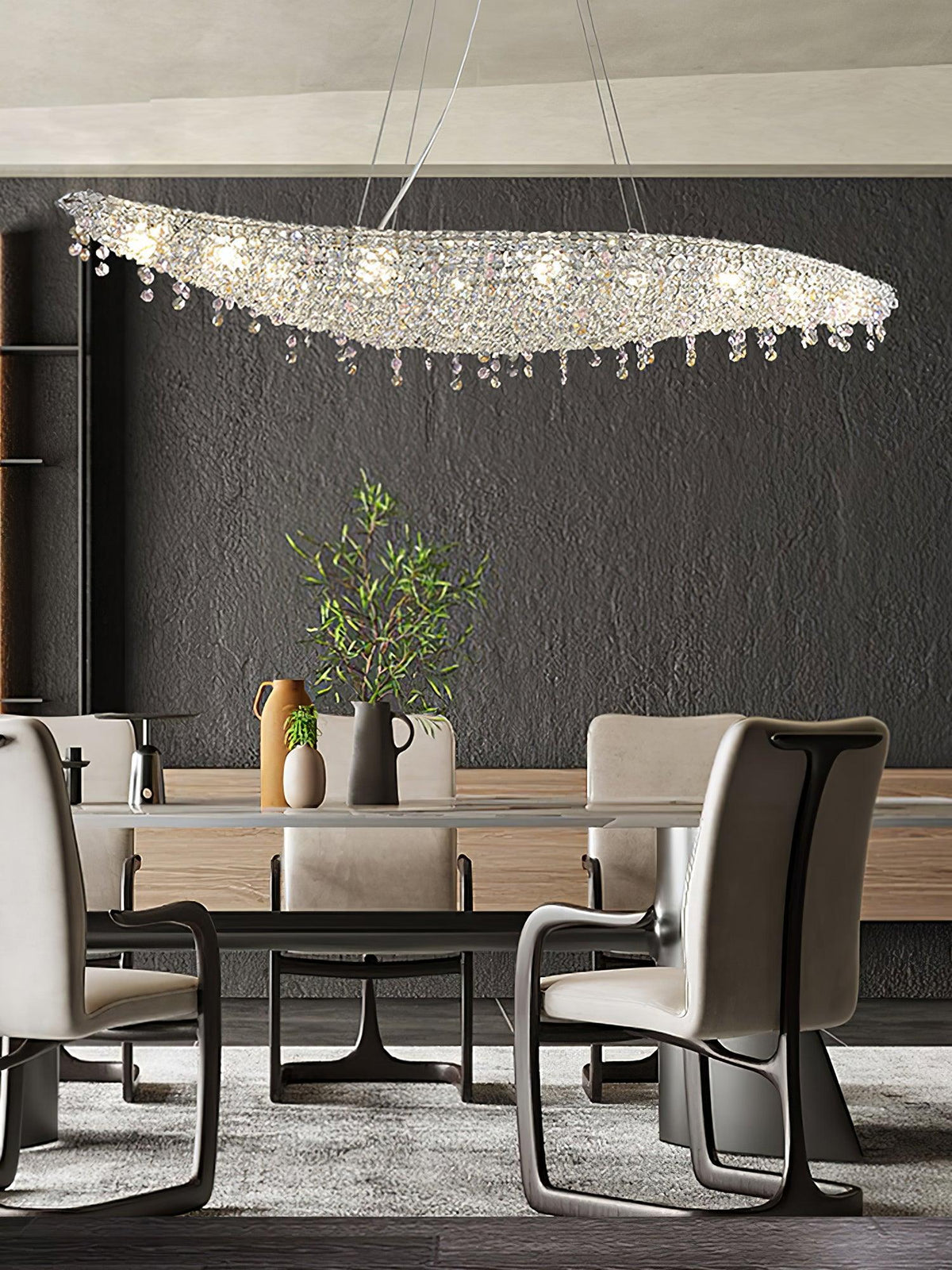 Zyrs kristal hanglamp