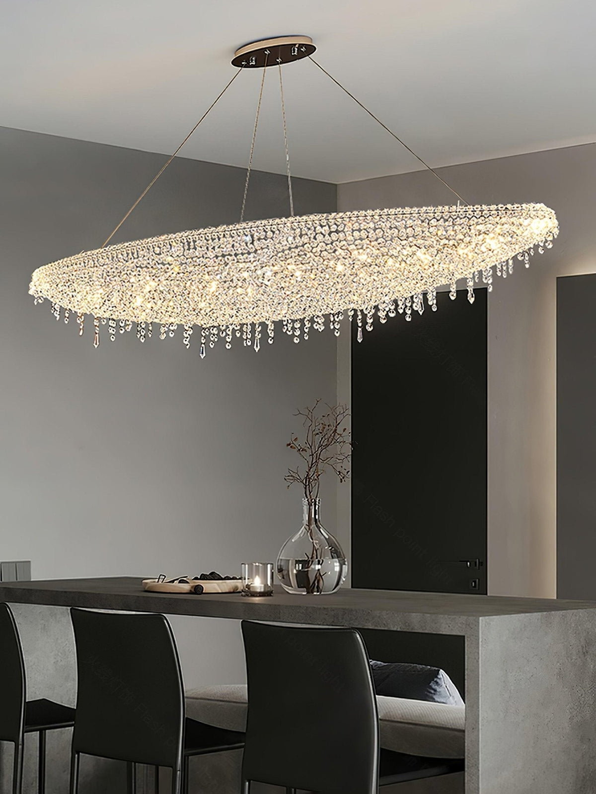 Zyrs kristal hanglamp