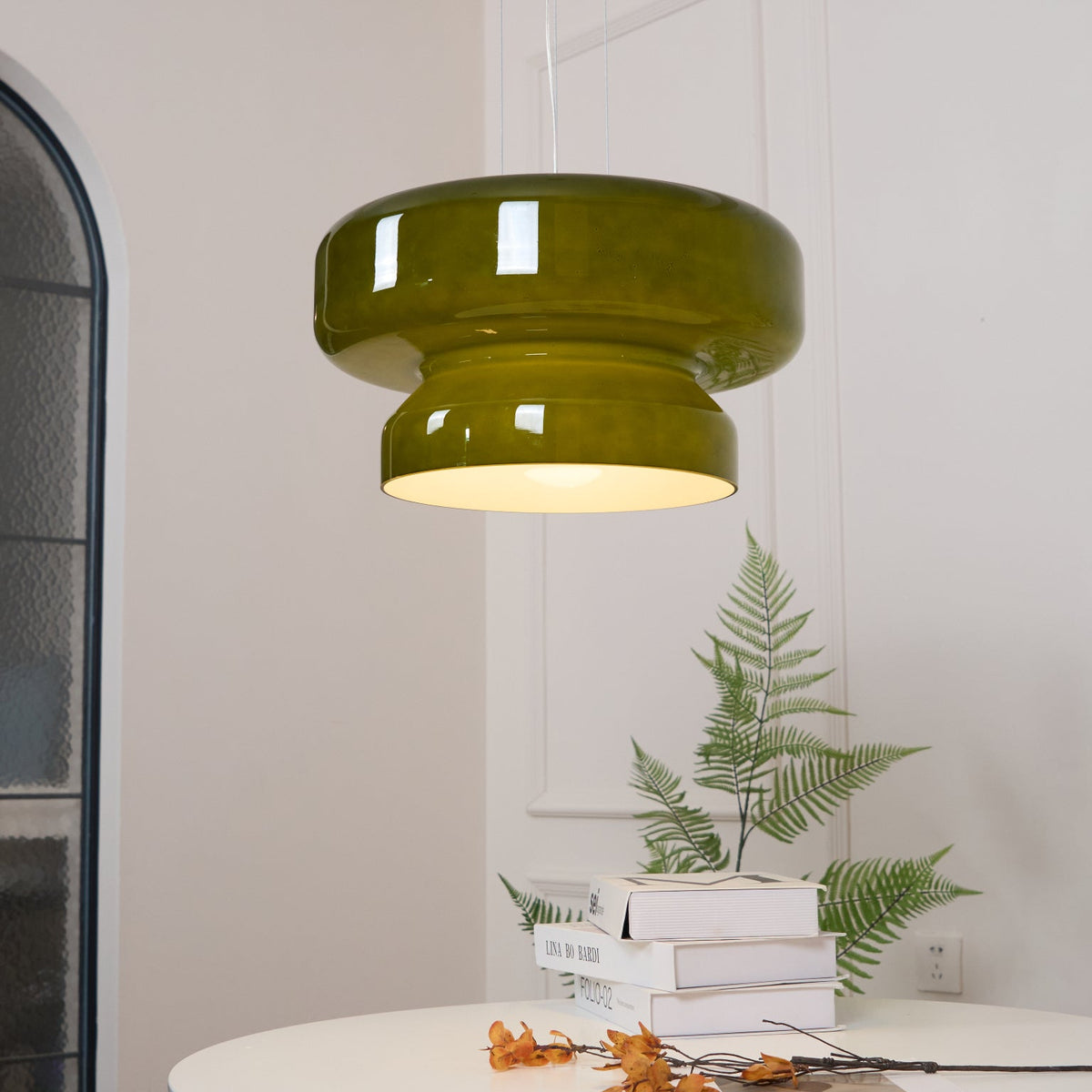 Zerithce Moderne hanglamp van glas met minimalistisch ontwerp