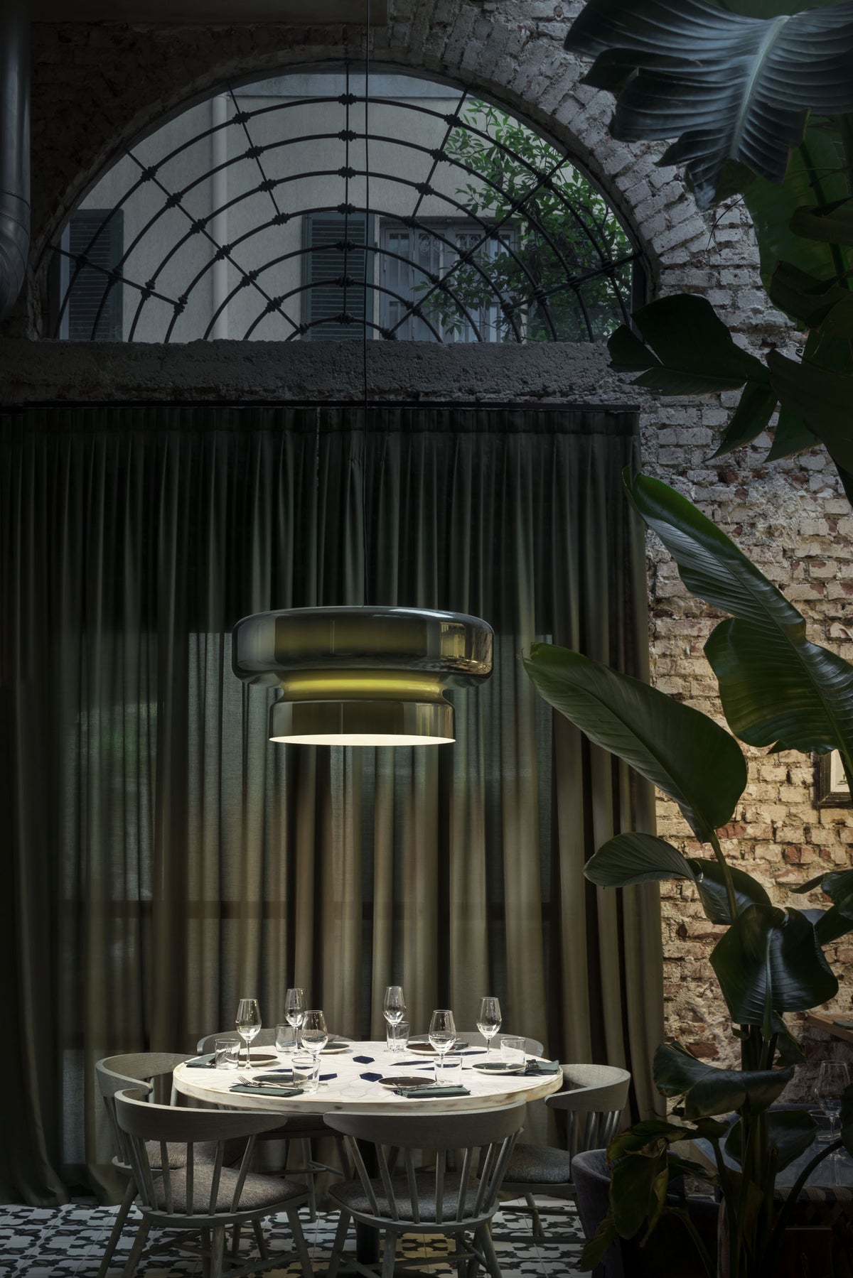 Zerithce Moderne hanglamp van glas met minimalistisch ontwerp