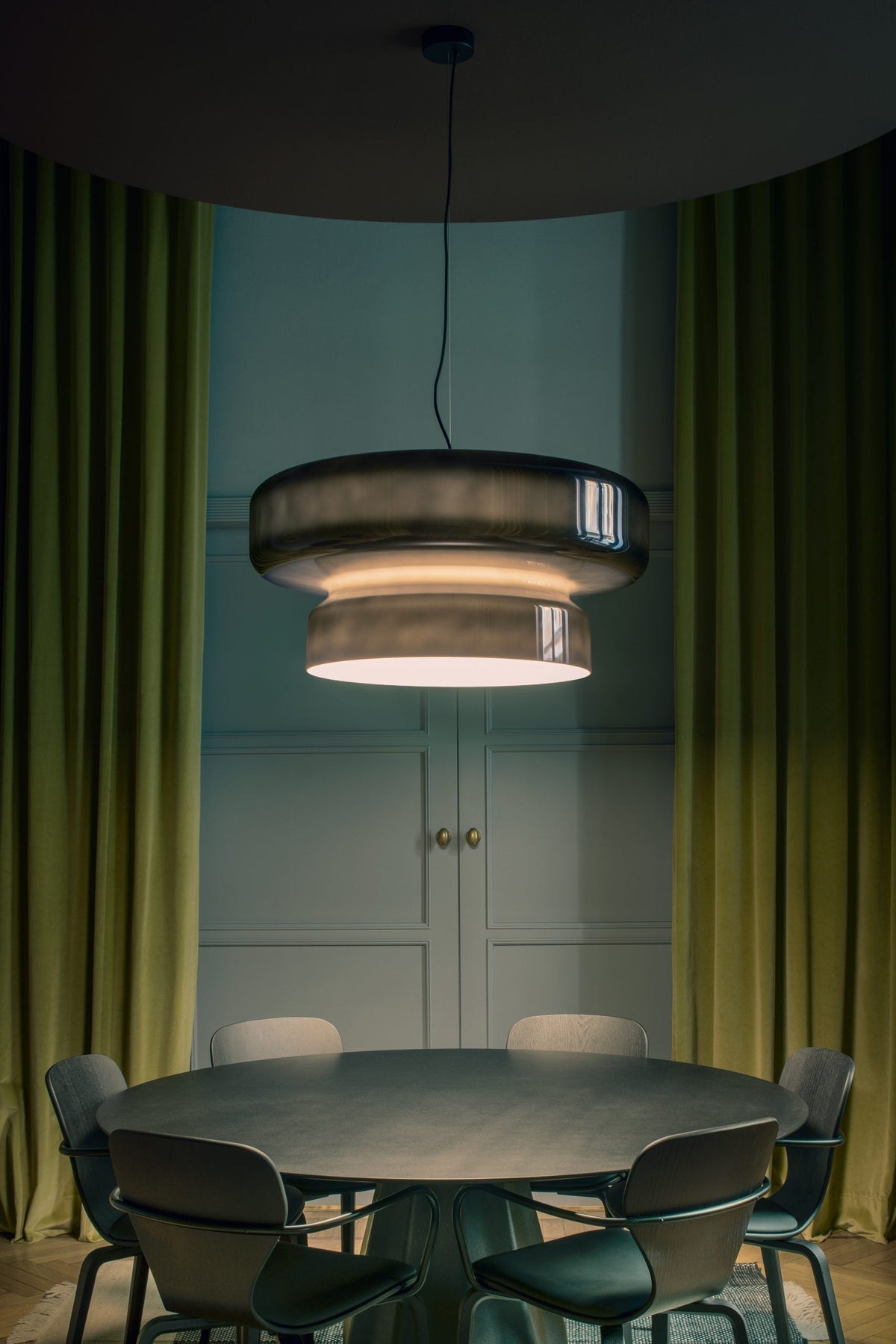 Zerithce Moderne hanglamp van glas met minimalistisch ontwerp