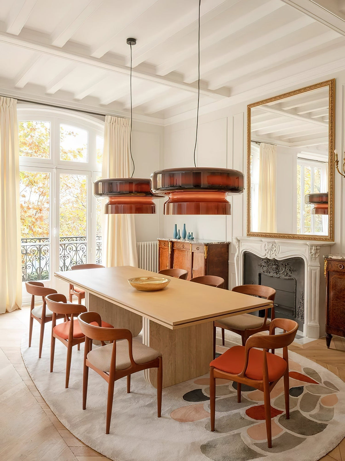 Zerithce Moderne hanglamp van glas met minimalistisch ontwerp