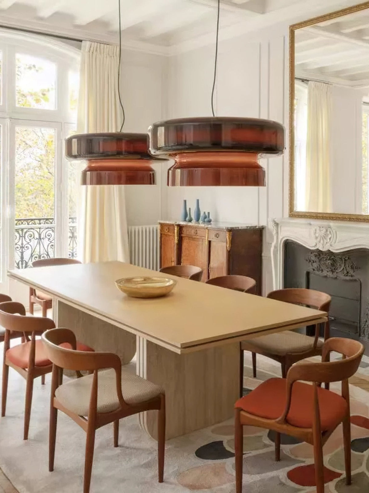 Zerithce Moderne hanglamp van glas met minimalistisch ontwerp