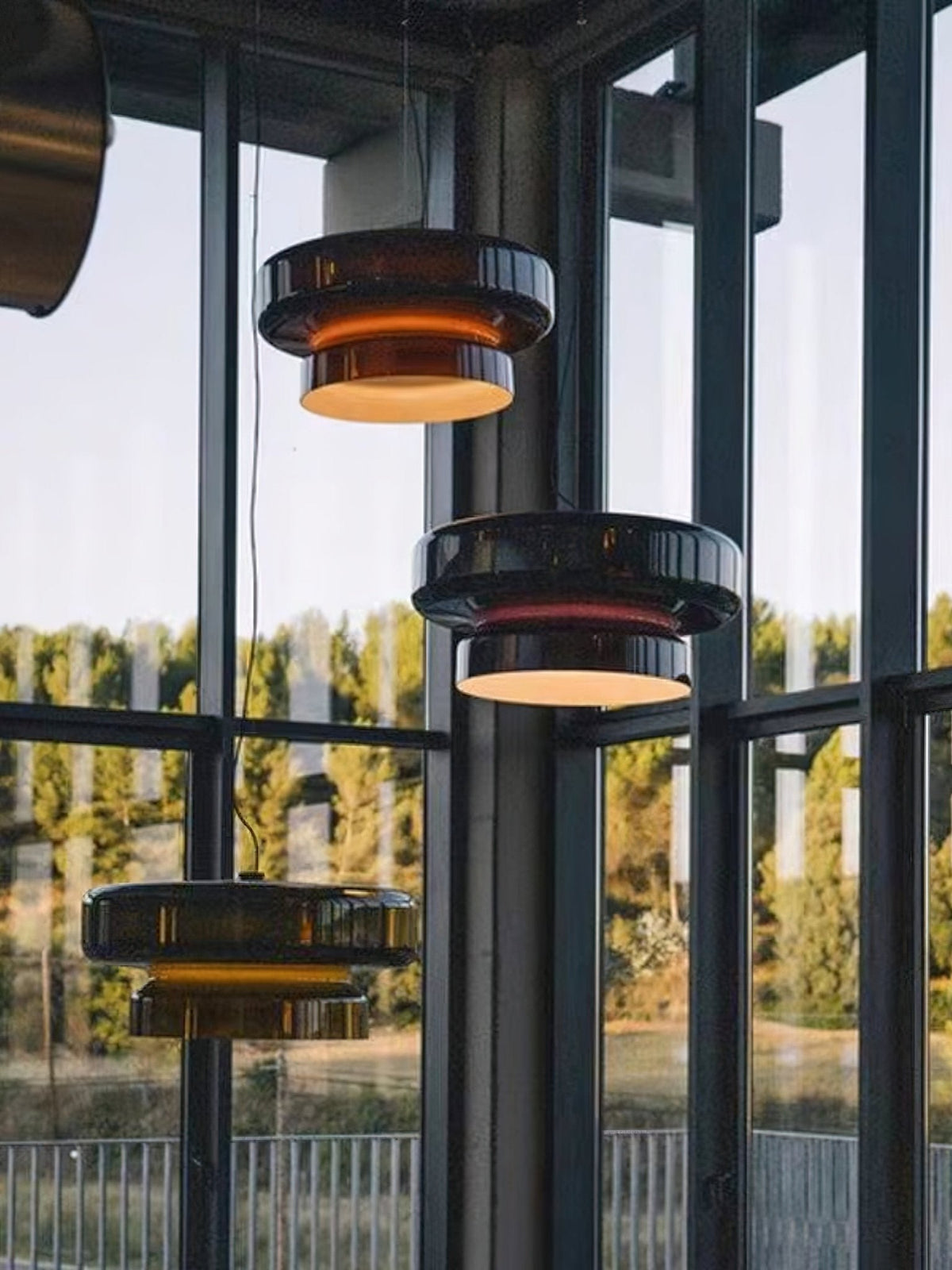 Zerithce Moderne hanglamp van glas met minimalistisch ontwerp