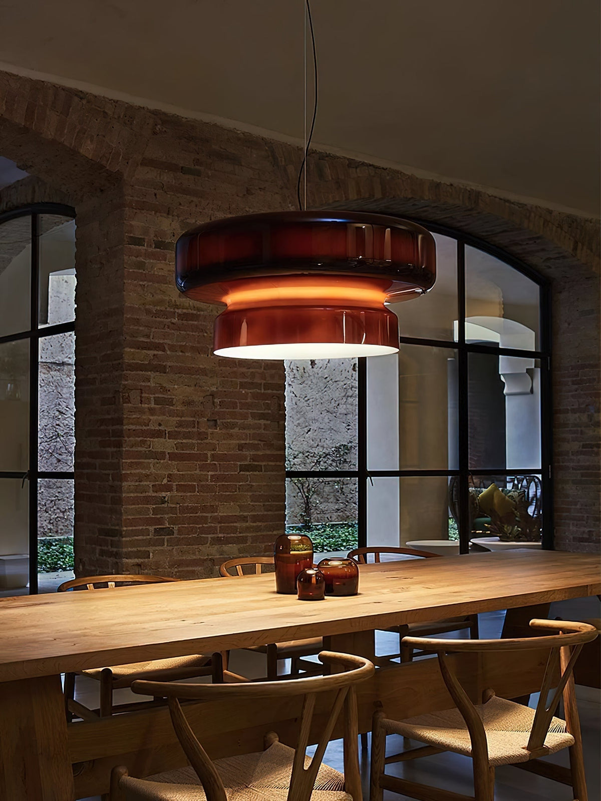 Zerithce Moderne hanglamp van glas met minimalistisch ontwerp