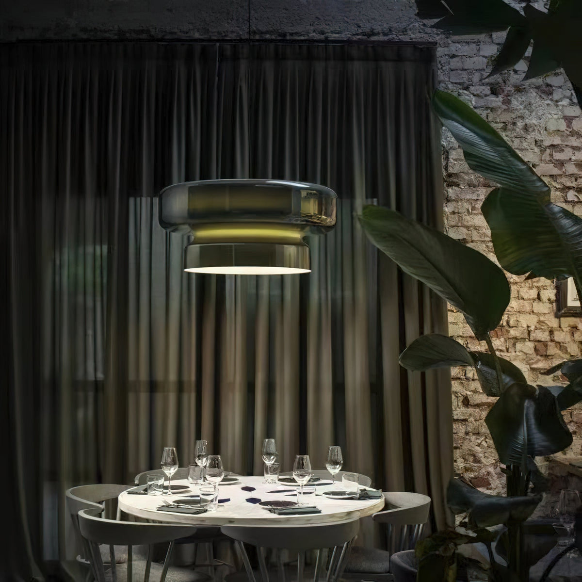 Zerithce Moderne hanglamp van glas met minimalistisch ontwerp