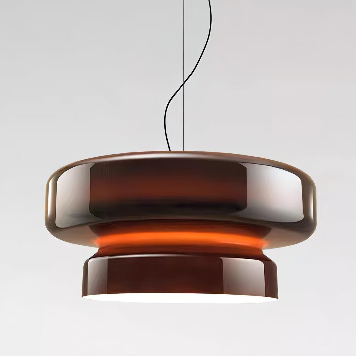 Zerithce Moderne hanglamp van glas met minimalistisch ontwerp