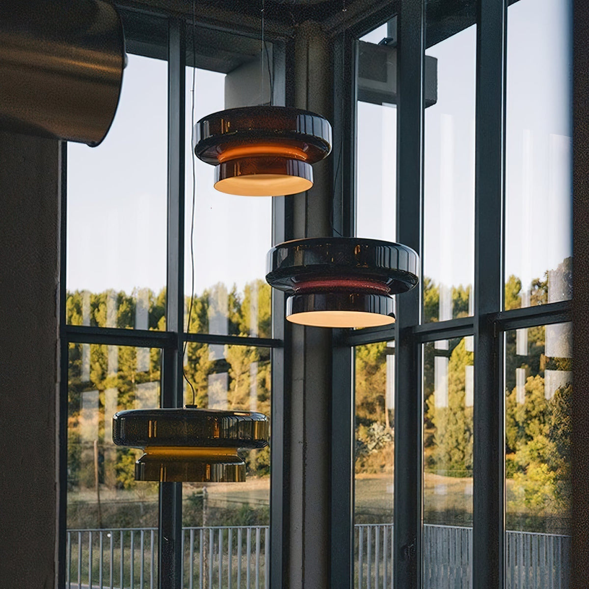 Zerithce Moderne hanglamp van glas met minimalistisch ontwerp