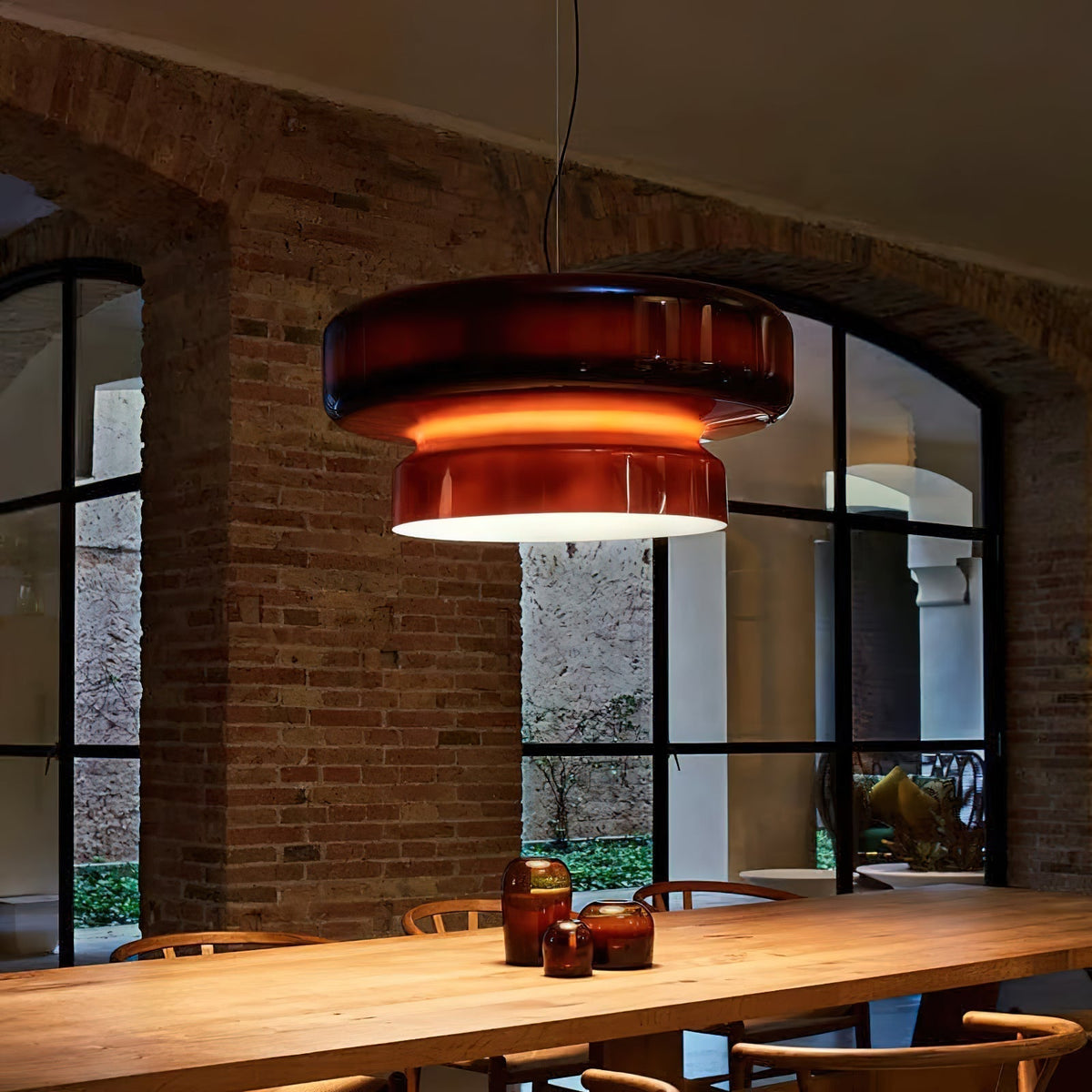 Zerithce Moderne hanglamp van glas met minimalistisch ontwerp