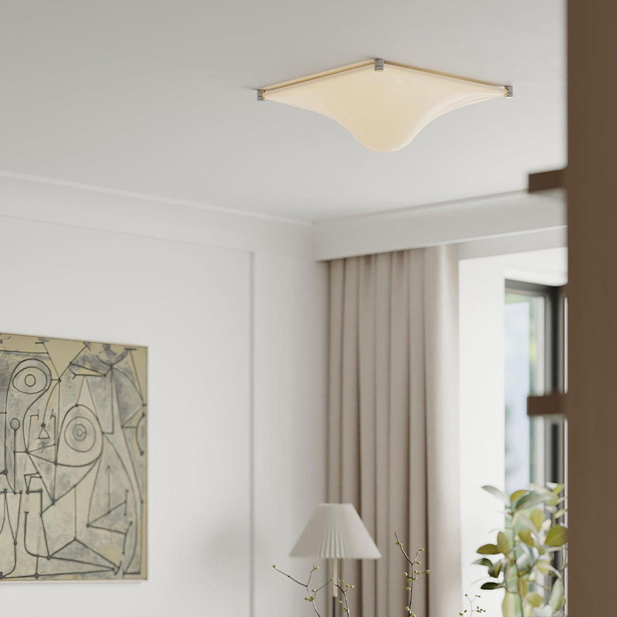 Sytheen plafondlamp met individuele creativiteit