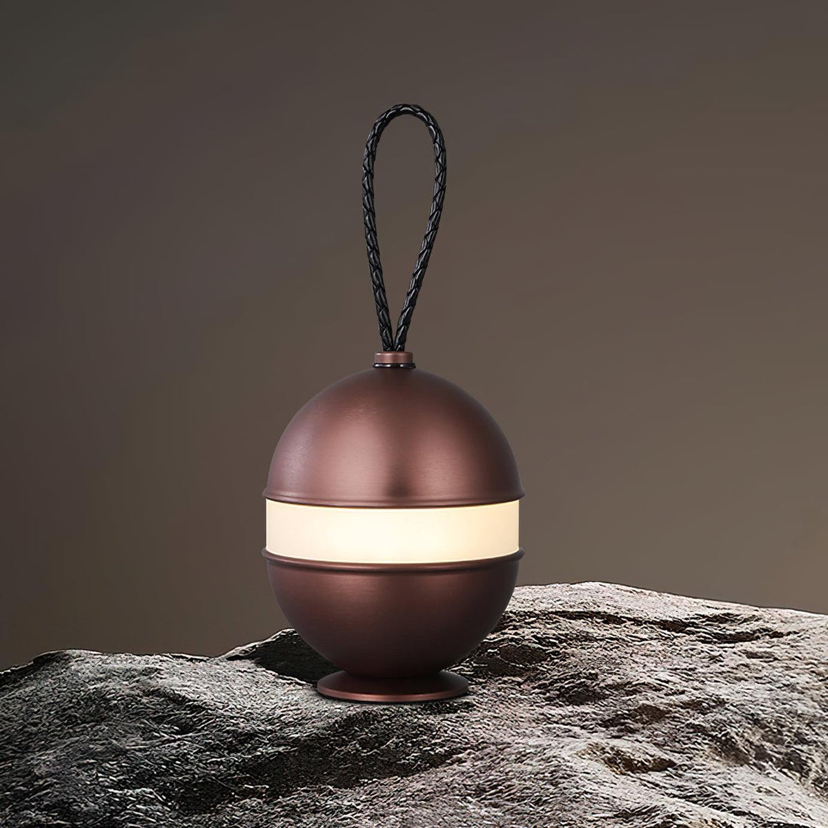 Orbitem tafellamp in geborsteld goud aluminium