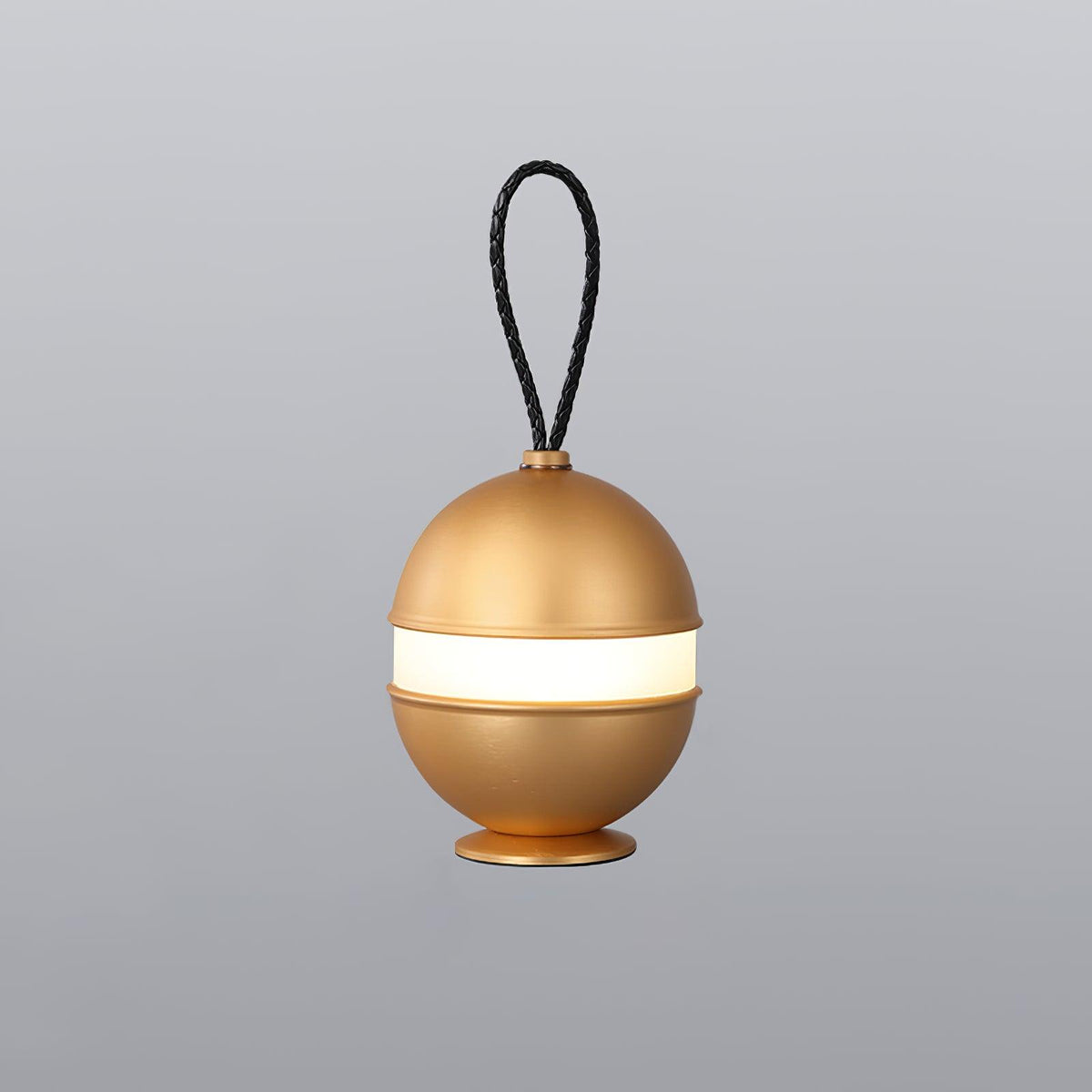Orbitem tafellamp in geborsteld goud aluminium