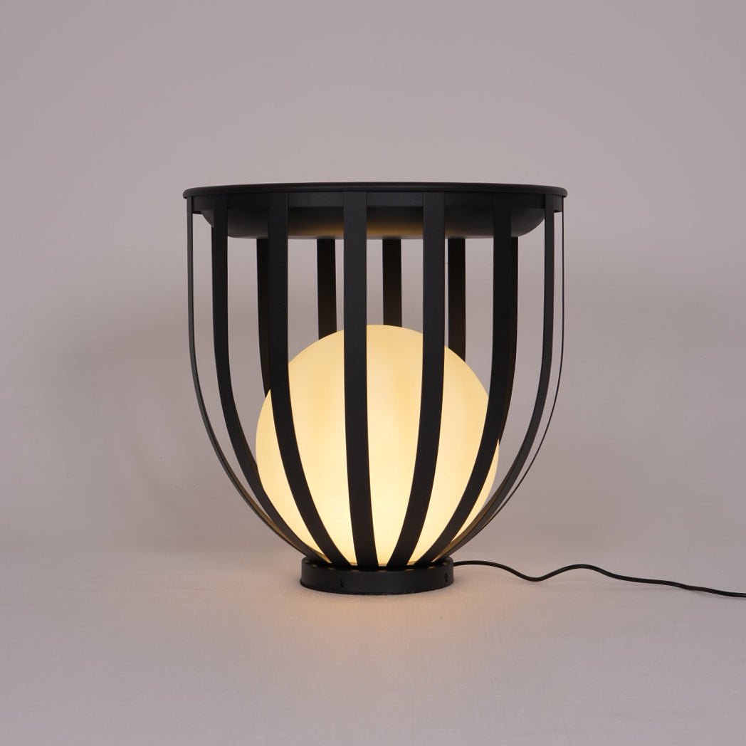 Tera vloerlamp van staal en acryl