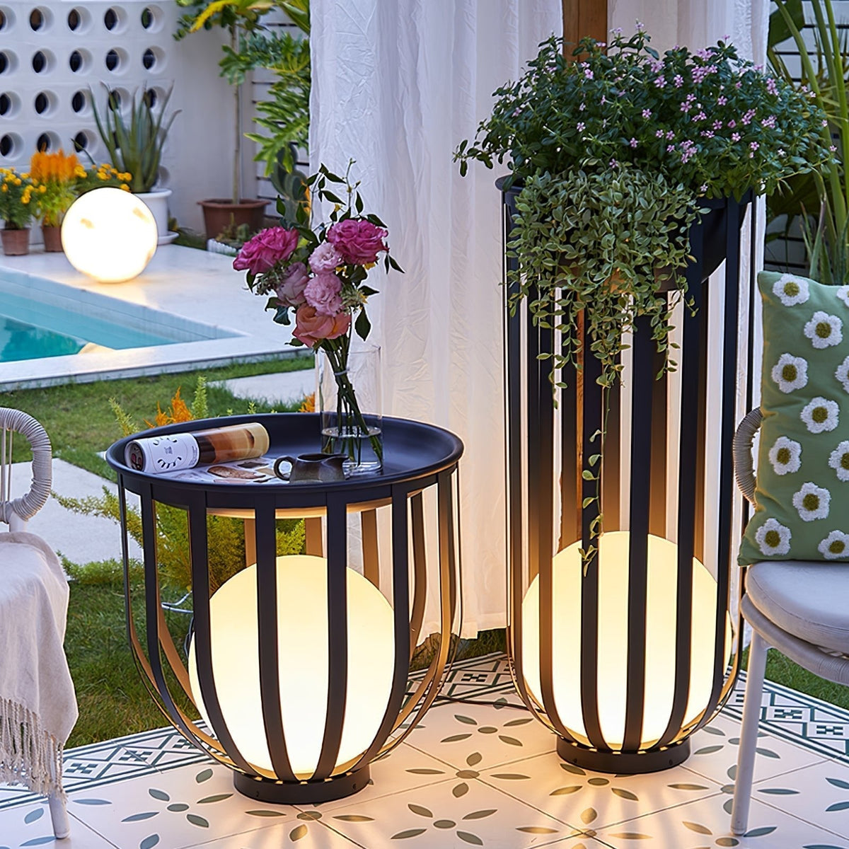 Eurzorir Scandinavische vloerlamp van acryl