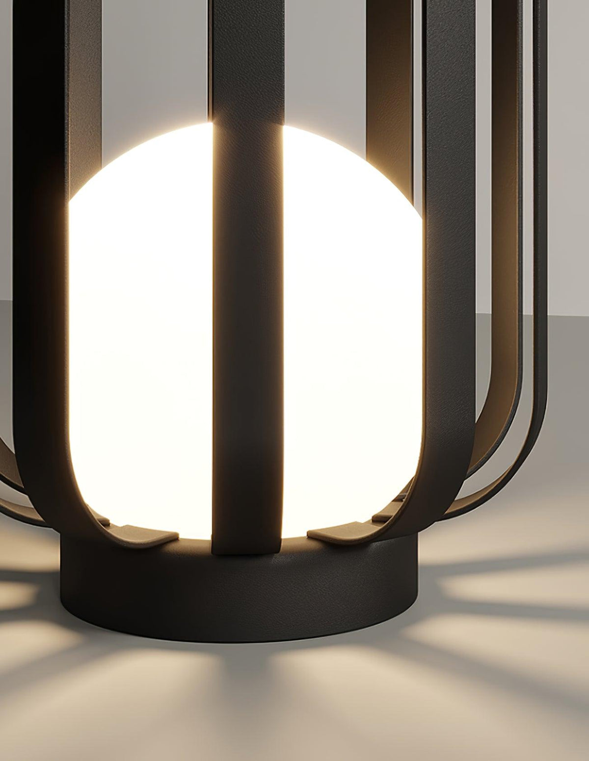 Tera vloerlamp van staal en acryl