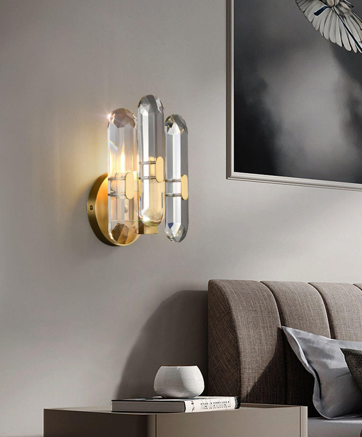 Gevon Postmodern Luxe Kristallen wandlamp