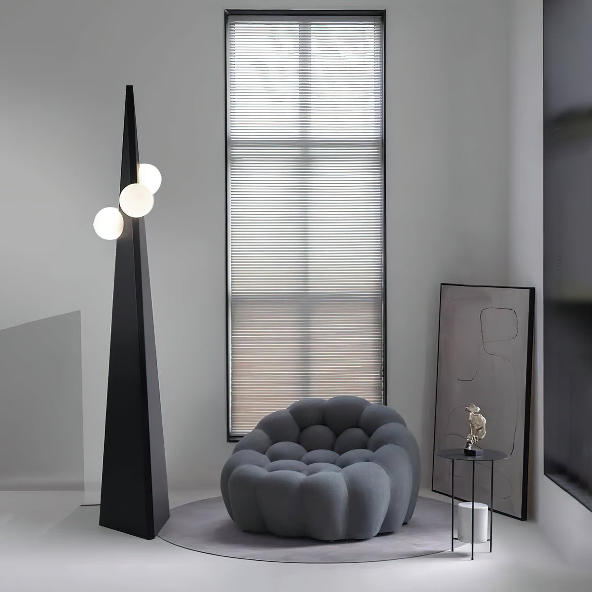 Veleette vloerlamp