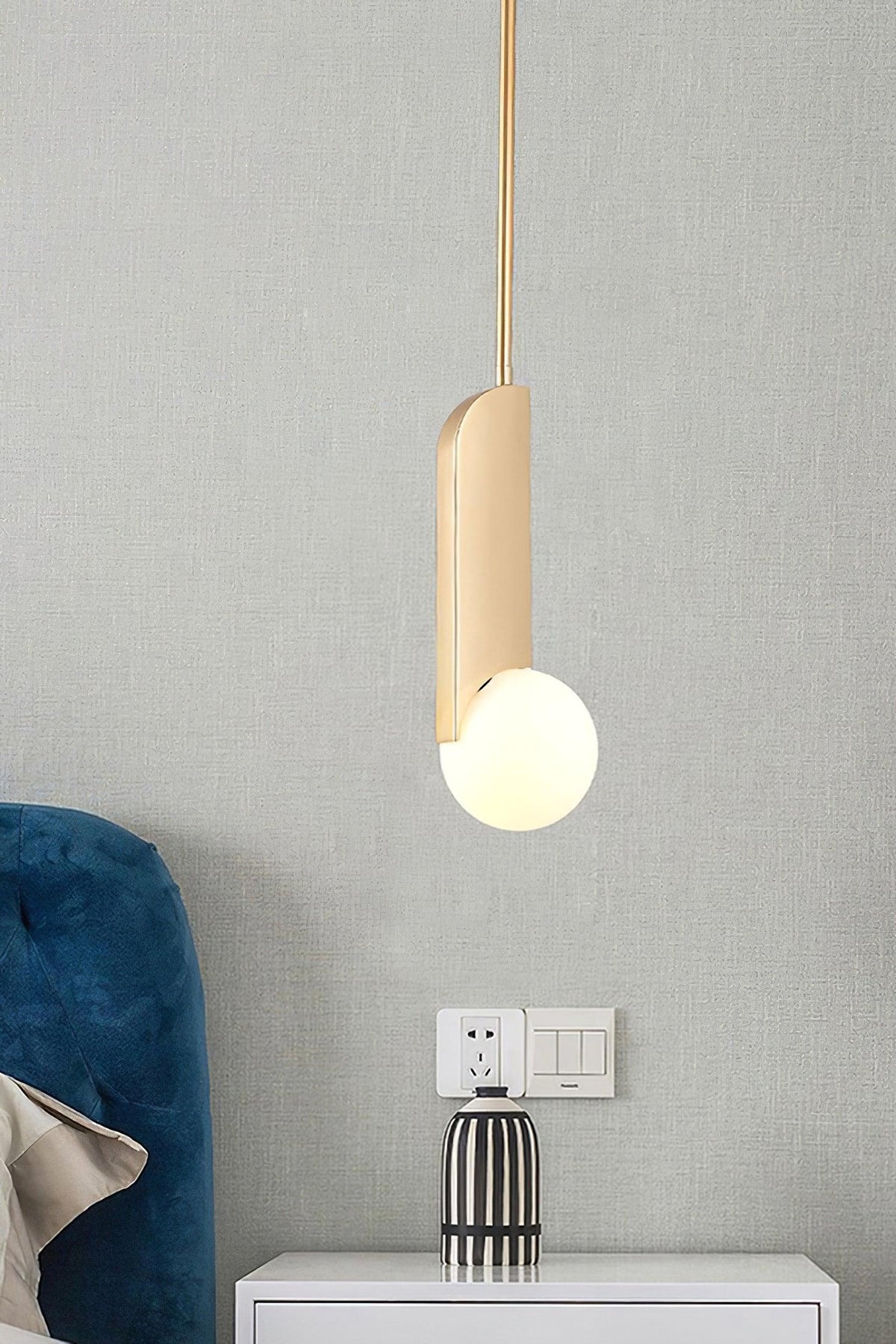 Eirelelia elegante hanglamp met glas