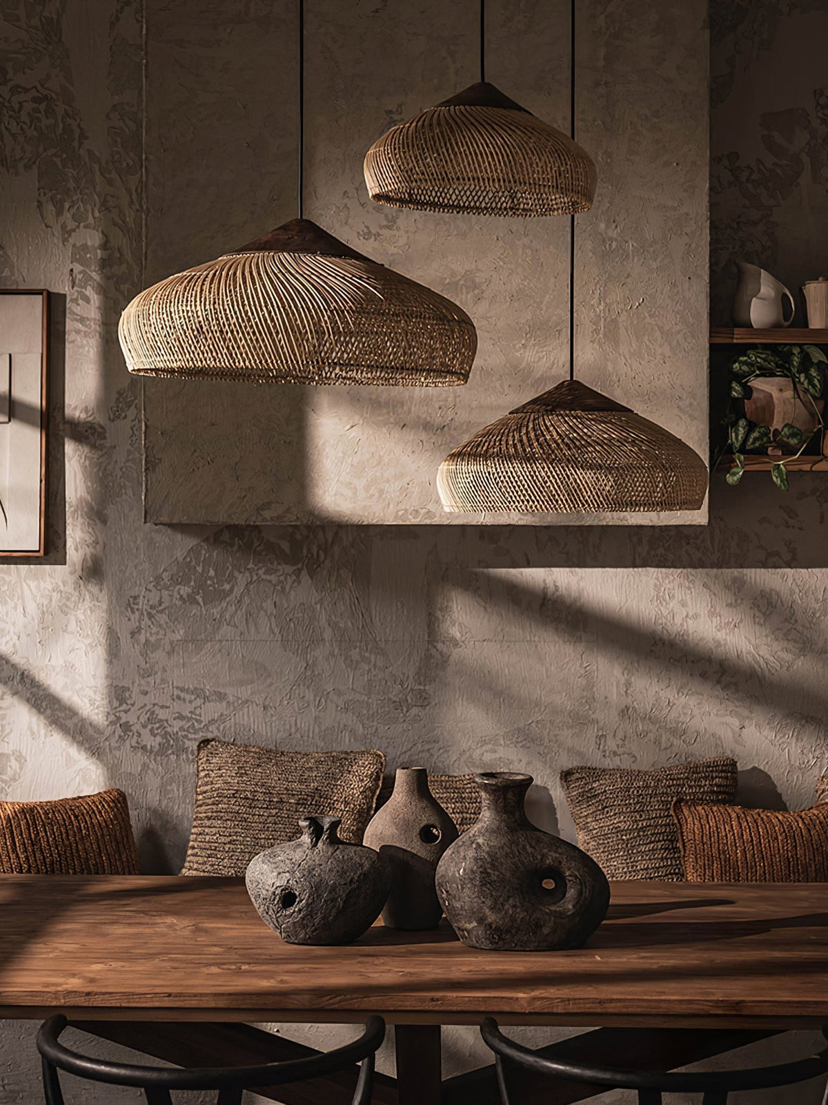 Braided Rotan hanglamp