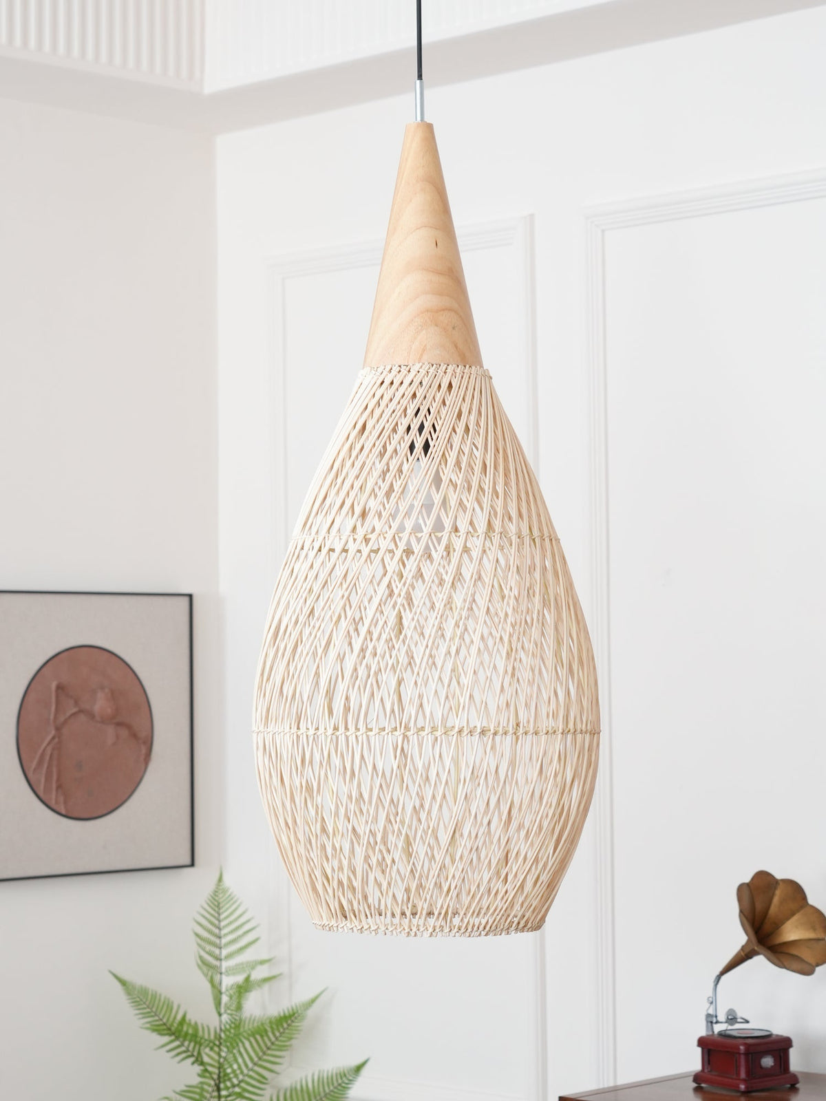 Braided Rotan hanglamp