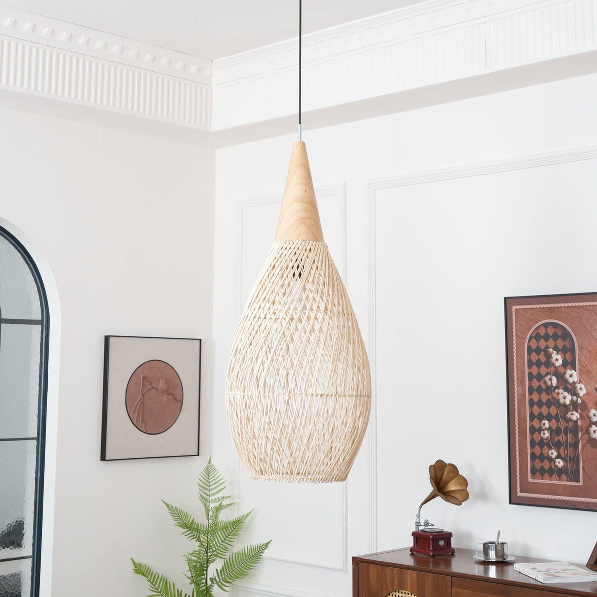Braided Rotan hanglamp