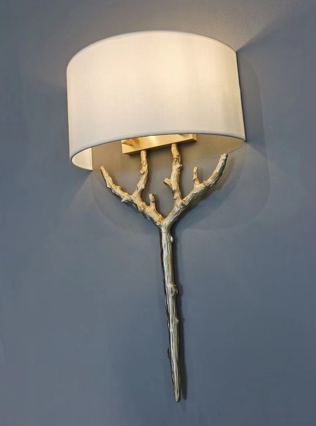 Ceryndir Antler messing wandlamp