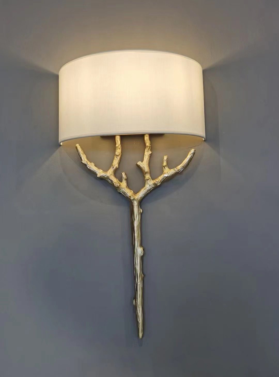 Ceryndir Antler messing wandlamp