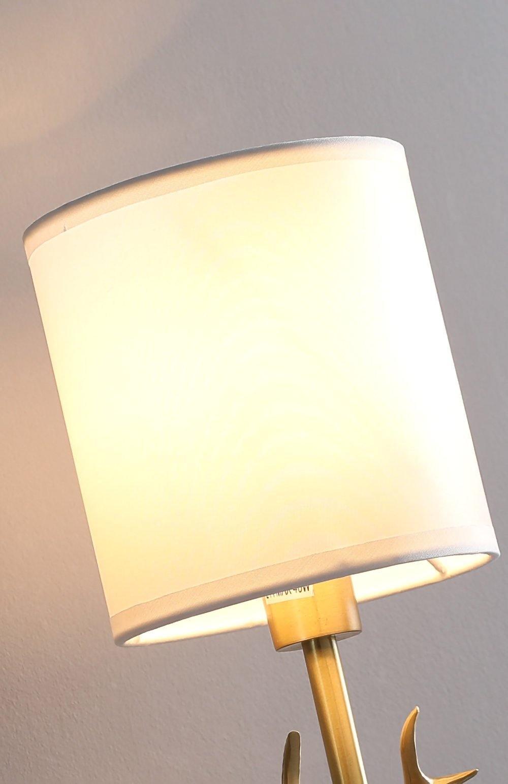 Auriviella elegantie Hertenhoofd wandlamp van messing