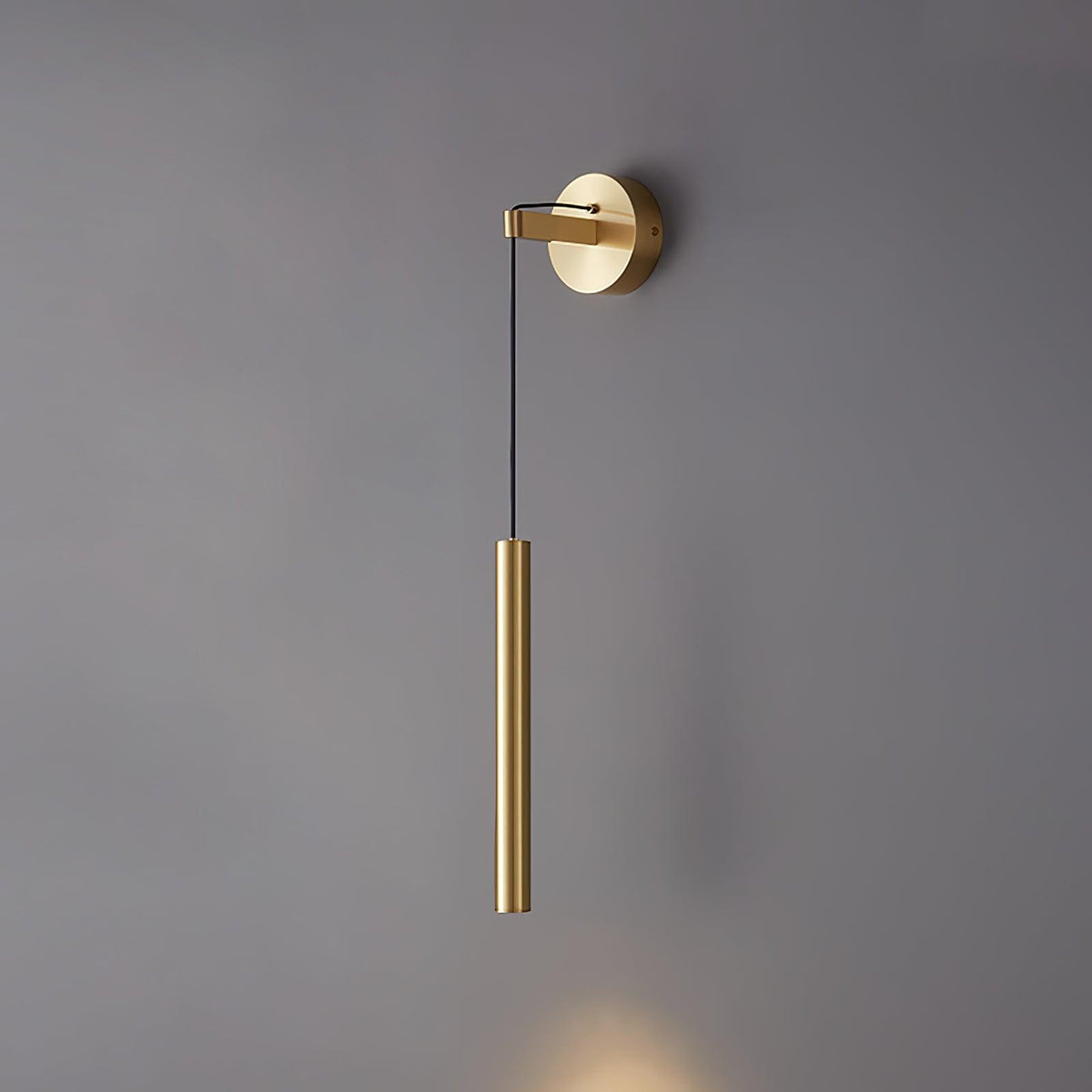 Loxley modern Minimalistisch Lijn Messing Wandlamp