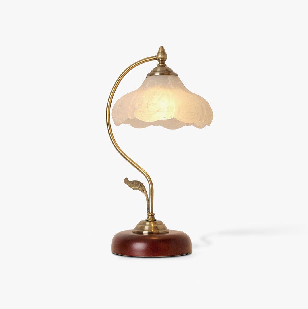 Velivise Retro bloemblaad tafellamp