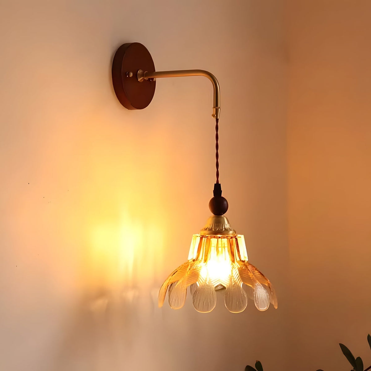 Fawn wandlamp