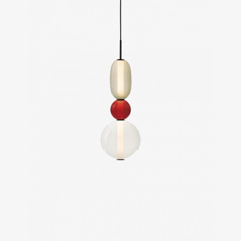 Daelen hanglamp van glas en acryl