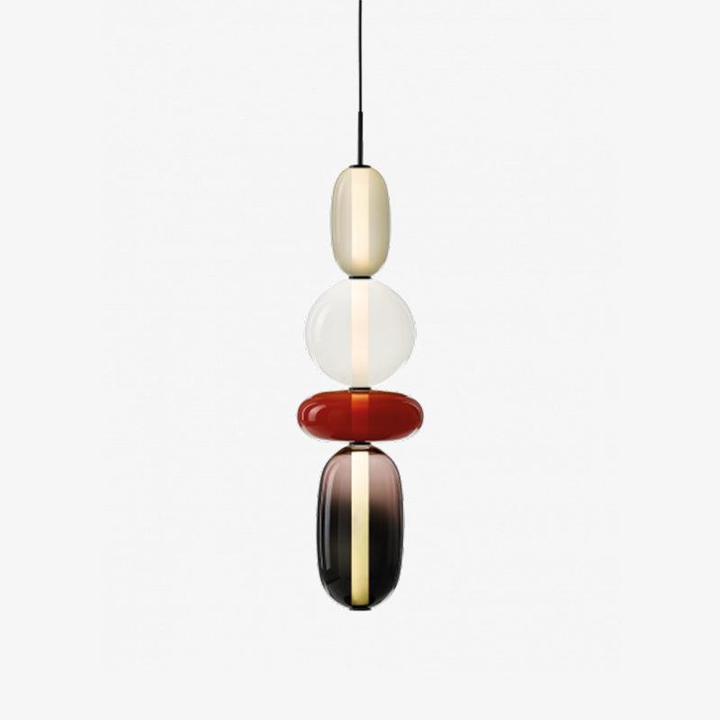 Daelen hanglamp van glas en acryl