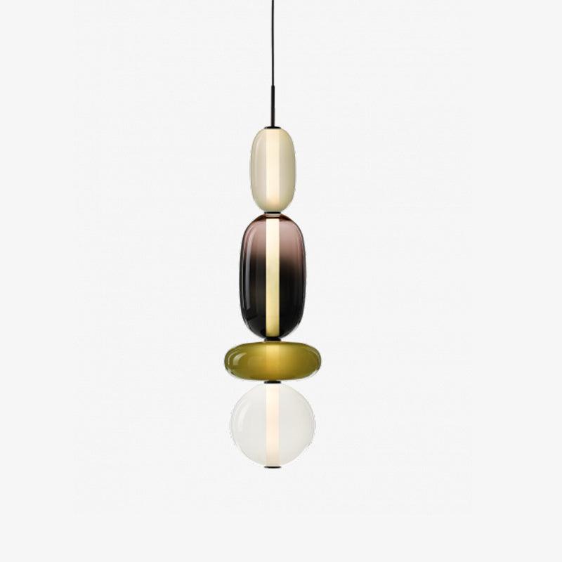 Daelen hanglamp van glas en acryl