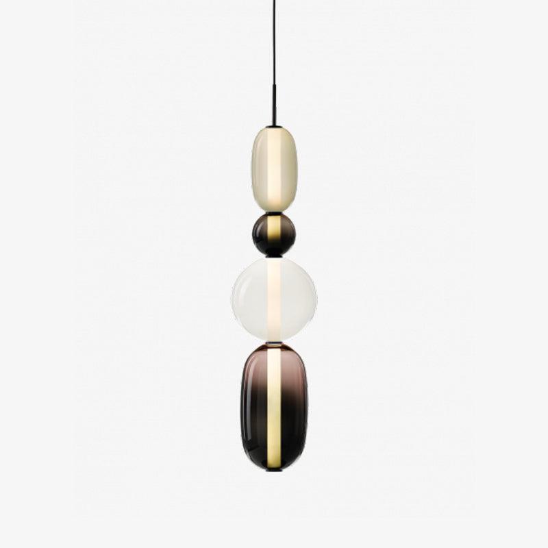 Daelen hanglamp van glas en acryl