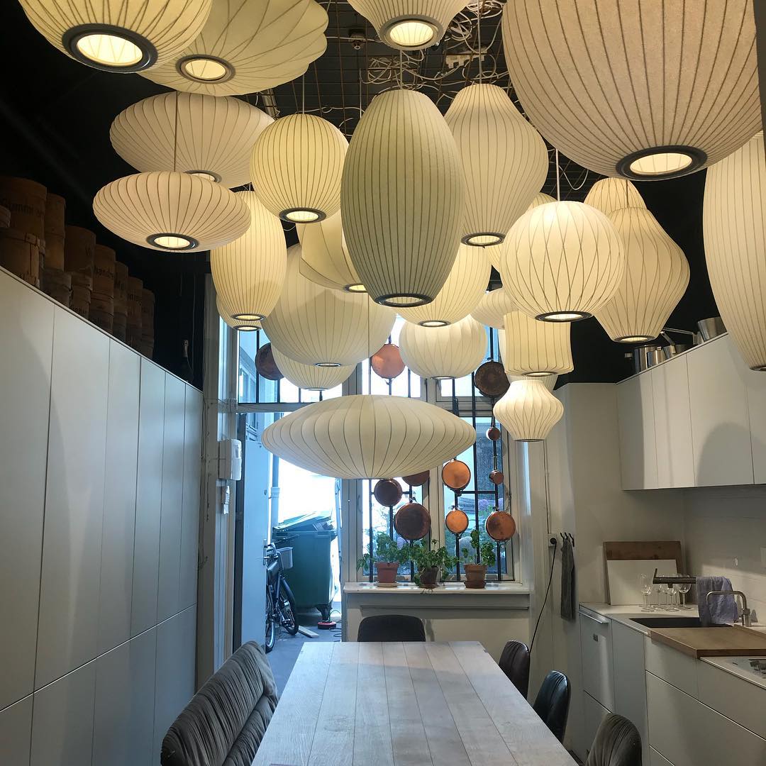 Nebula Bubble Mulberry Silk hanglamp