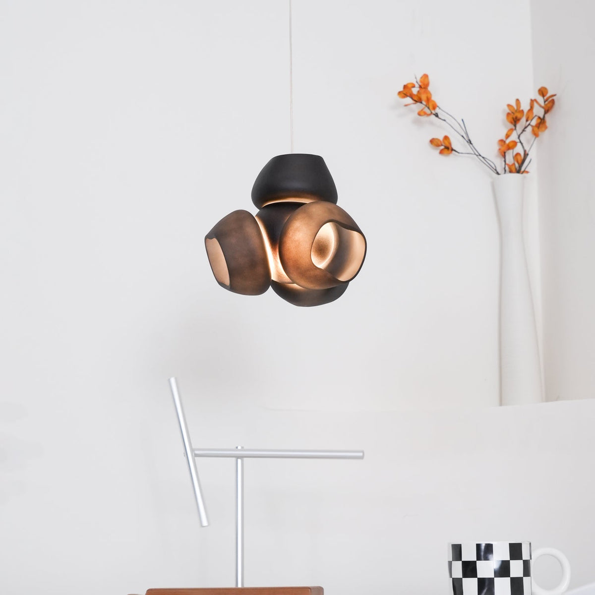 Ursa Bubbles Cluster glas hanglamp