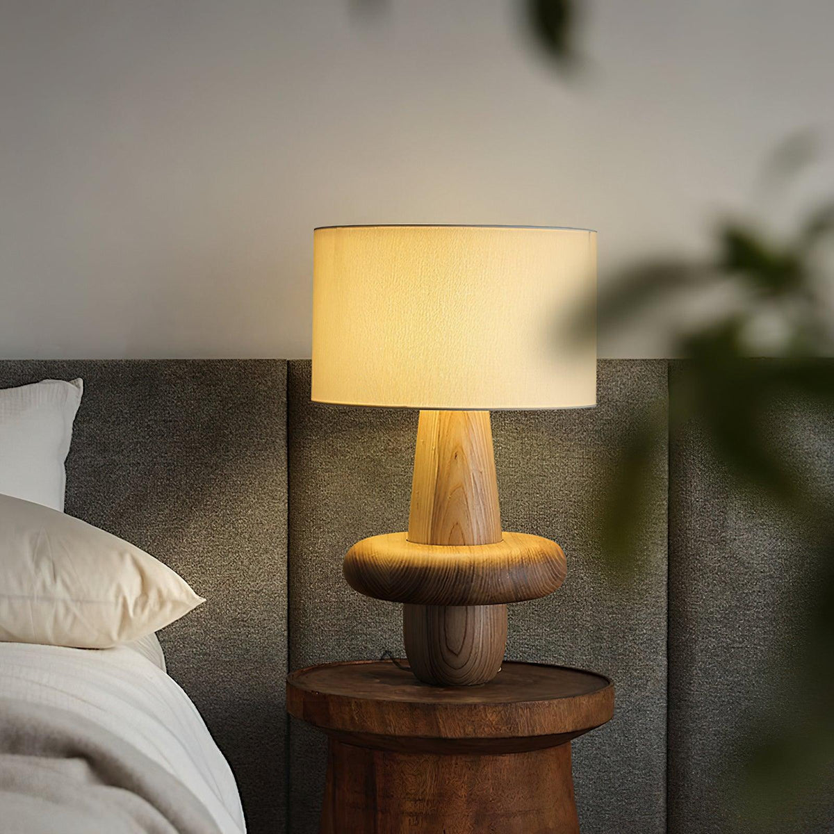 Ring minimalistisch Houten tafellamp