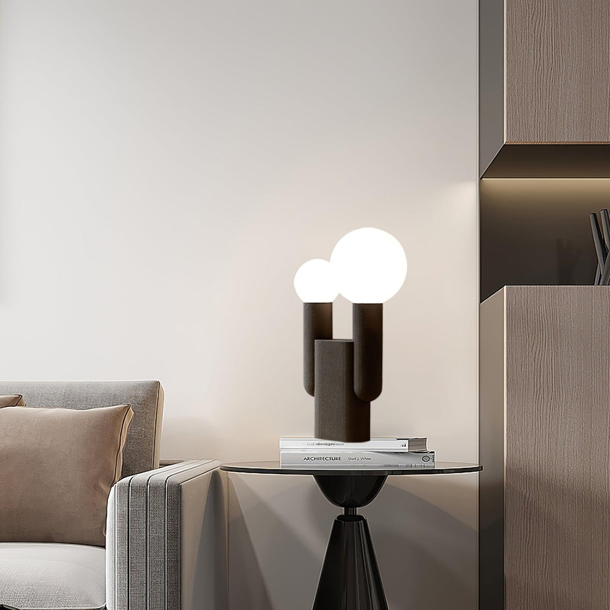 Zevelyre wandlamp van organisch hars