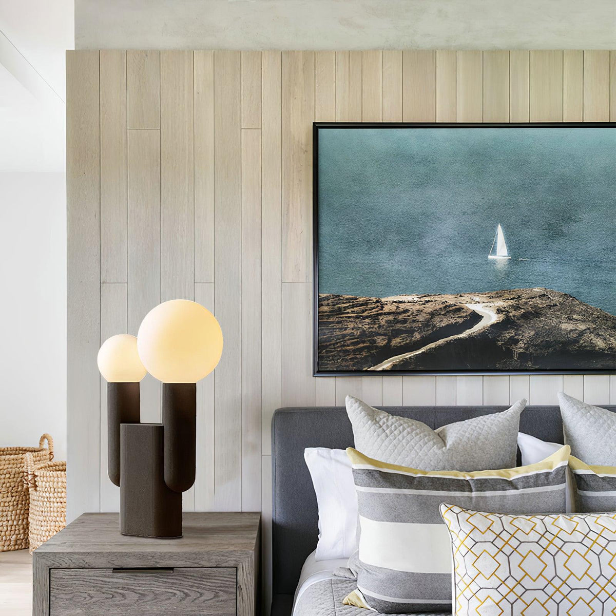 Zevelyre wandlamp van organisch hars