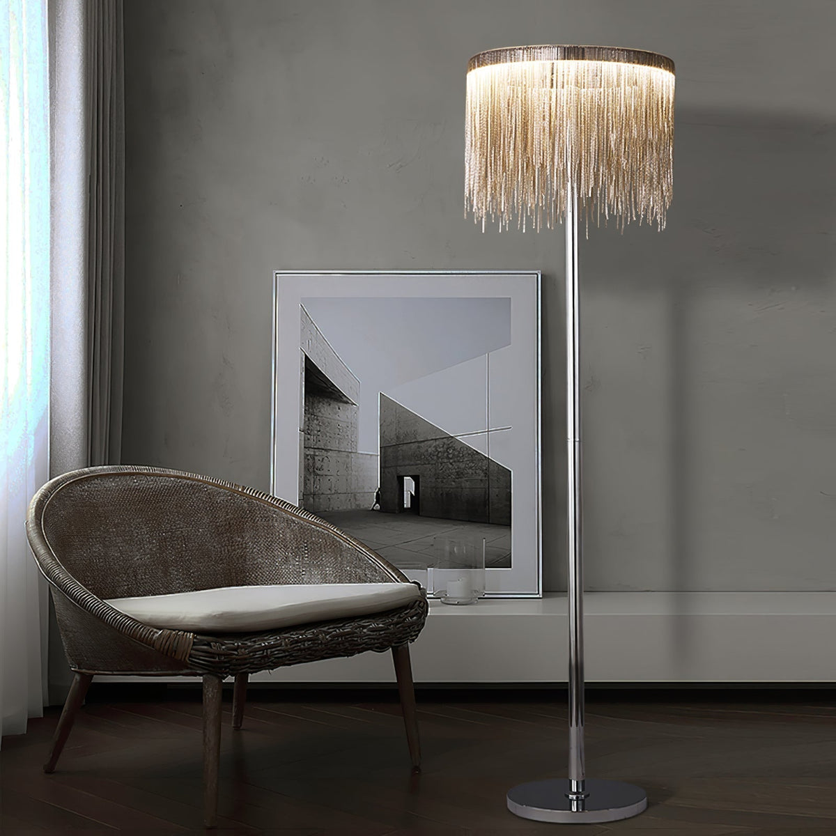 Fringe Cadena Tassel vloerlamp