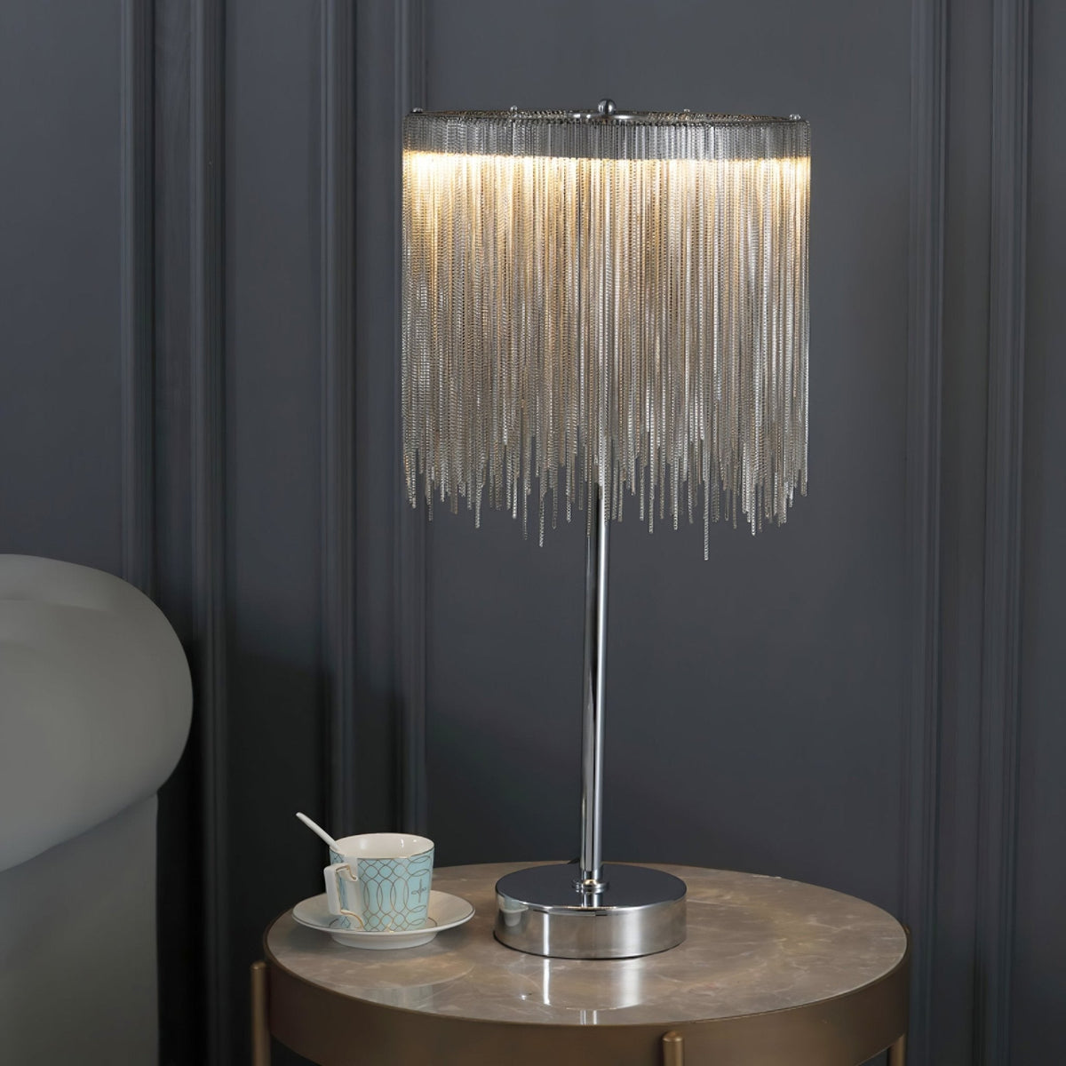 Cascade Cadena Tassel tafellamp