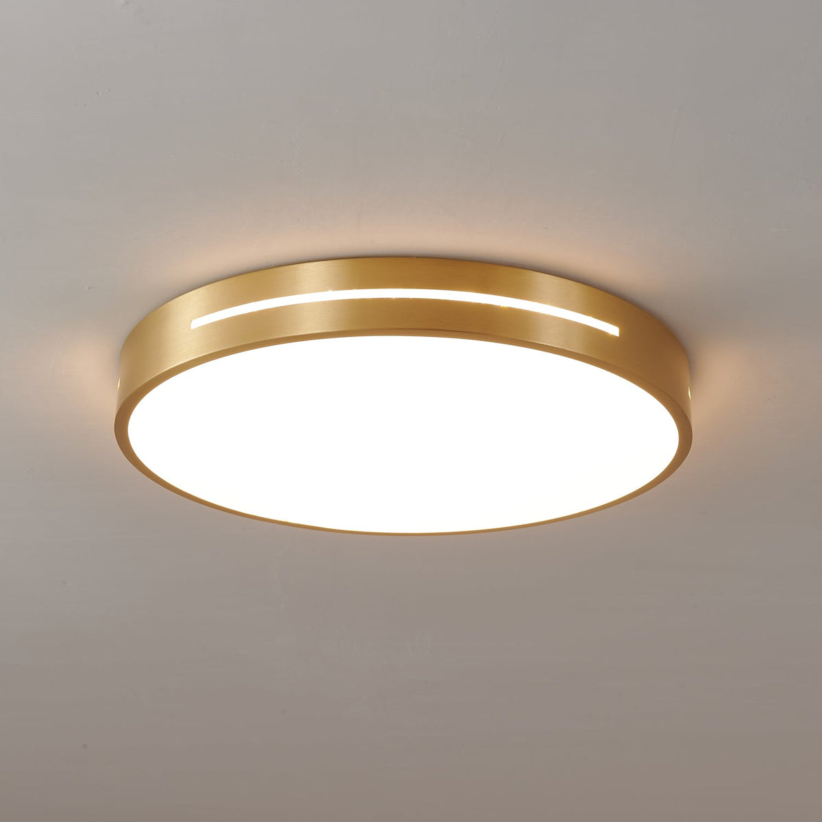 Eurcarara moderne minimalistische plafondlamp van messing