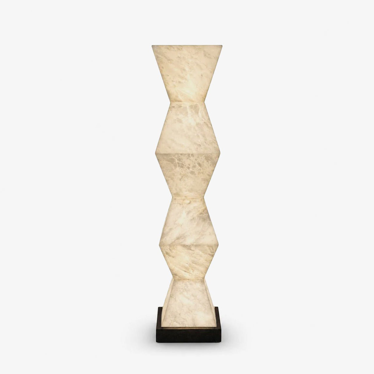 Nivuina vloerlamp met albasten voet