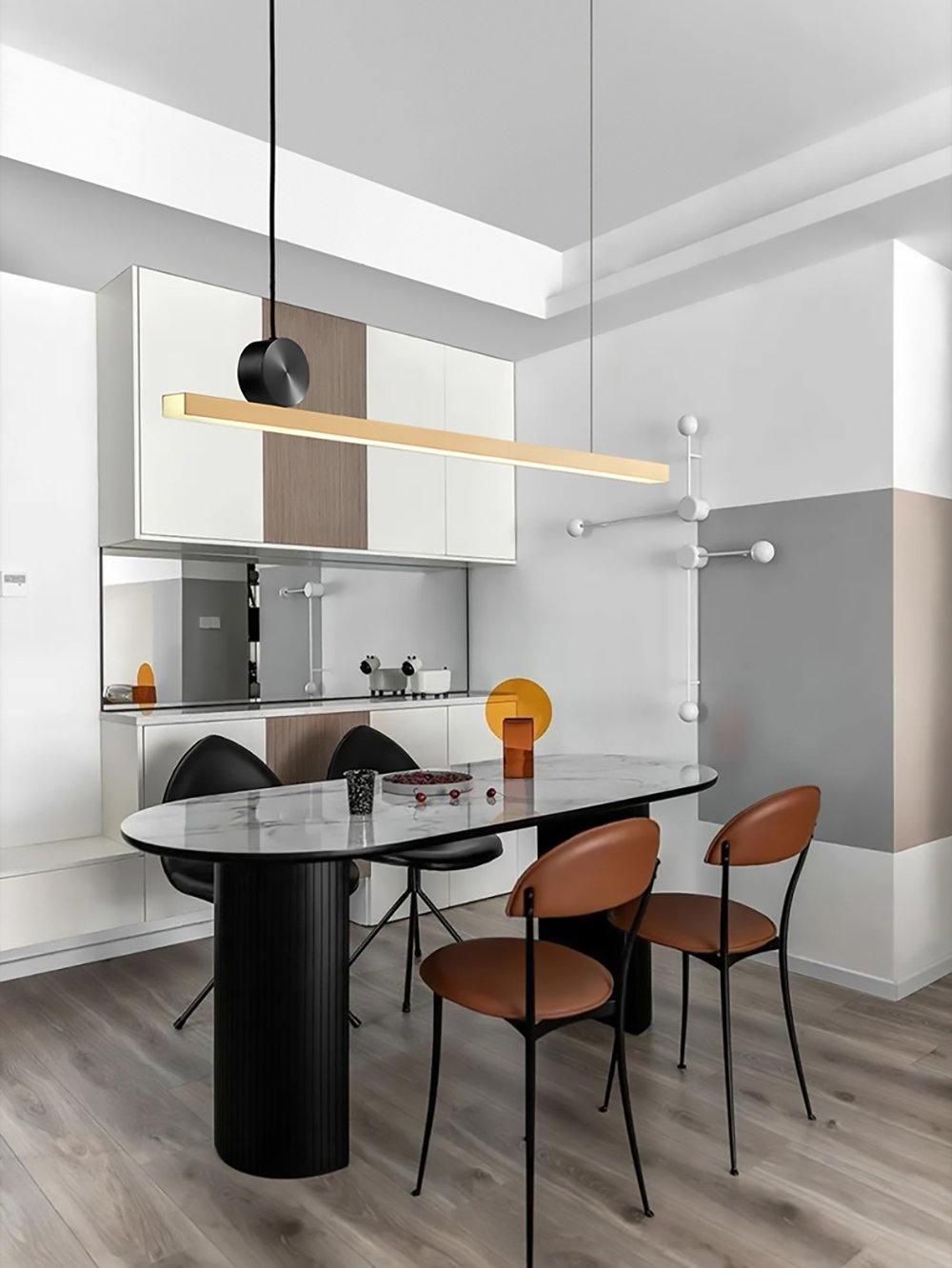 Firdes artistieke hanglamp van gepolijst messing
