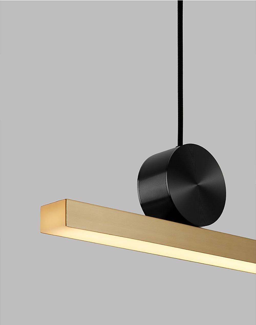 Firdes artistieke hanglamp van gepolijst messing
