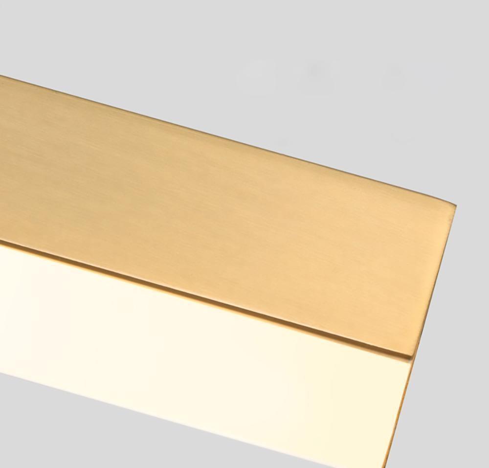 Firdes artistieke hanglamp van gepolijst messing